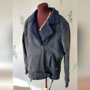 Sherpa Lined Denim Jacket